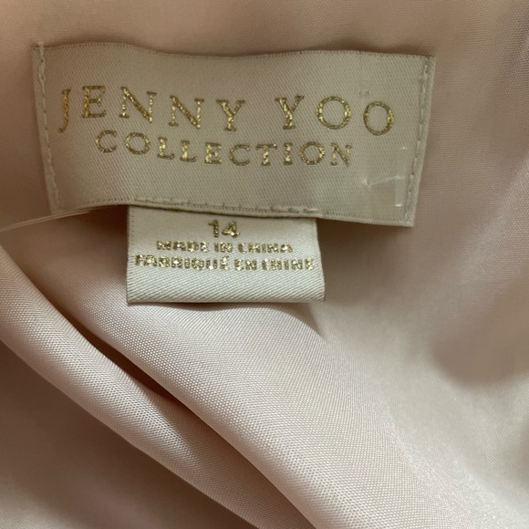 Jenny Yoo Watercolor Blush Multi dress - Picture 4 of 5